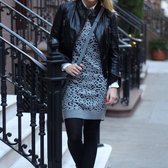 DONATING 8/1! | LOFT | leopard sweater dress - Picture 7 of 7